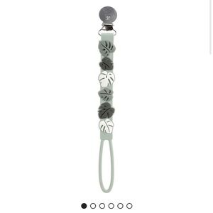 Loulou Lollipop Monstera Pacifier Clip